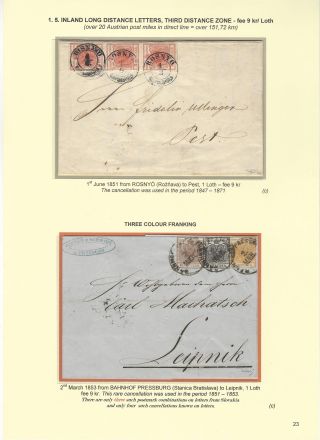 POSTGESCHICHTE DER SLOWAKEI 1850-1875 – Blatt 23