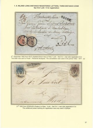POSTGESCHICHTE DER SLOWAKEI 1850-1875 – Blatt 27
