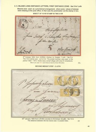POSTGESCHICHTE DER SLOWAKEI 1850-1875 – Blatt 46