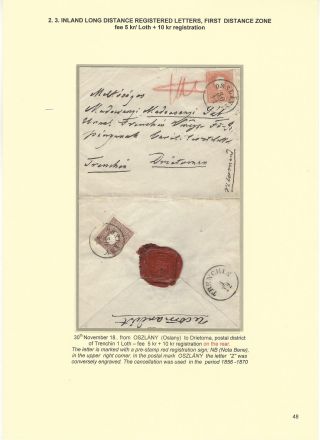POSTGESCHICHTE DER SLOWAKEI 1850-1875 – Blatt 48