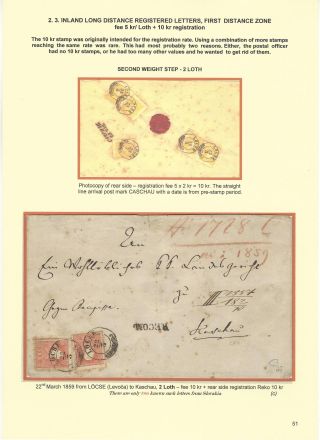 POSTGESCHICHTE DER SLOWAKEI 1850-1875 – Blatt 51