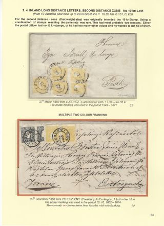 POSTGESCHICHTE DER SLOWAKEI 1850-1875 – Blatt 54