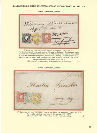 POSTGESCHICHTE DER SLOWAKEI 1850-1875 – Blatt 55