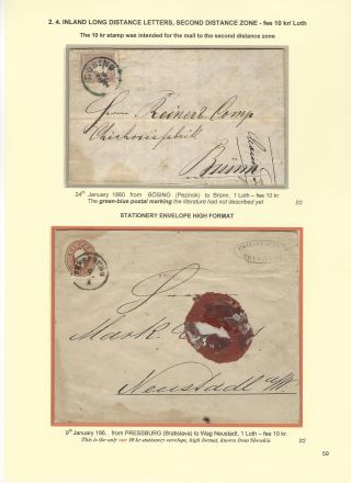 POSTGESCHICHTE DER SLOWAKEI 1850-1875 – Blatt 59