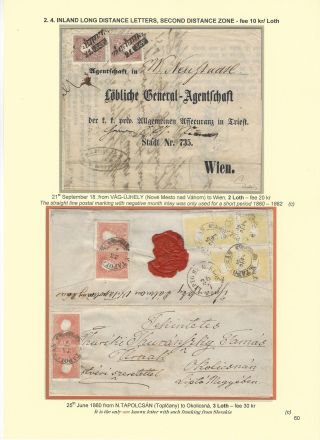 POSTGESCHICHTE DER SLOWAKEI 1850-1875 – Blatt 60