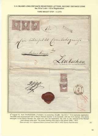 POSTGESCHICHTE DER SLOWAKEI 1850-1875 – Blatt 64