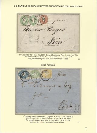 POSTGESCHICHTE DER SLOWAKEI 1850-1875 – Blatt 67
