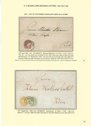 POSTGESCHICHTE DER SLOWAKEI 1850-1875 – Blatt 86