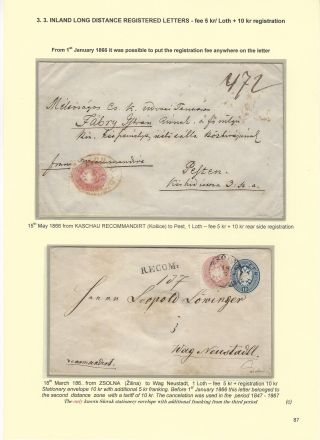 POSTGESCHICHTE DER SLOWAKEI 1850-1875 – Blatt 87