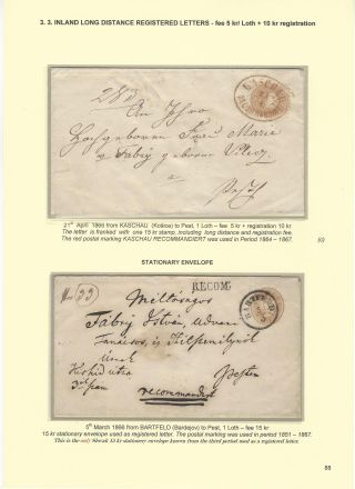 POSTGESCHICHTE DER SLOWAKEI 1850-1875 – Blatt 88