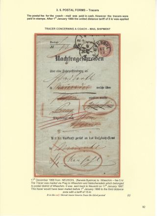POSTGESCHICHTE DER SLOWAKEI 1850-1875 – Blatt 92