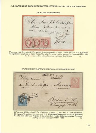 POSTGESCHICHTE DER SLOWAKEI 1850-1875 – Blatt 109