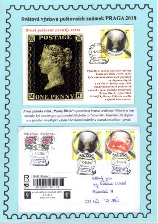 WORLD STAMP EXHIBITION PRAGA 2018 – sheet 5