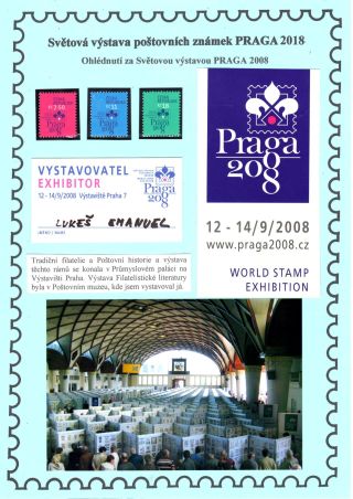 WORLD STAMP EXHIBITION PRAGA 2018 – sheet 9