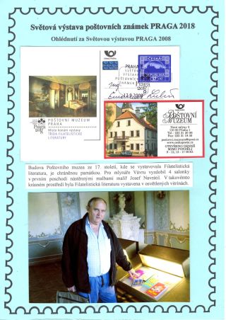WORLD STAMP EXHIBITION PRAGA 2018 – sheet 10