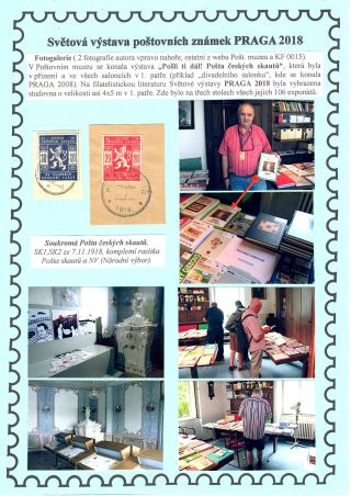 WORLD STAMP EXHIBITION PRAGA 2018 – sheet 15