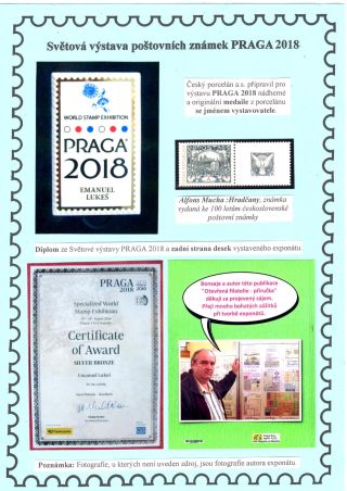 WORLD STAMP EXHIBITION PRAGA 2018 – sheet 16