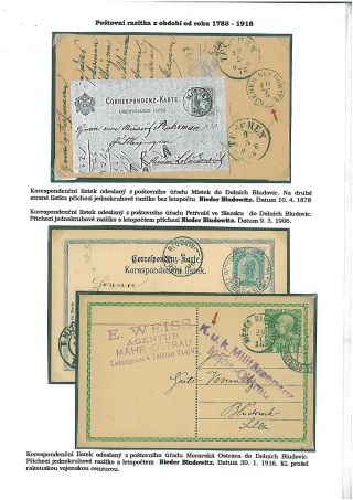 HISTORIE A RAZÍTKA POŠTOVNÍHO ÚŘADU DOLNÍ BLUDOVICE – list 5