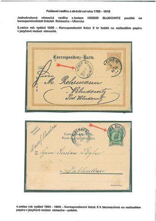 HISTORIE A RAZÍTKA POŠTOVNÍHO ÚŘADU DOLNÍ BLUDOVICE – list 7