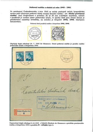 HISTORIE A RAZÍTKA POŠTOVNÍHO ÚŘADU DOLNÍ BLUDOVICE – list 15