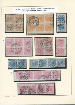 ÖSTERREICH: ZEITUNGSMARKEN 1899-1916 – Blatt 5