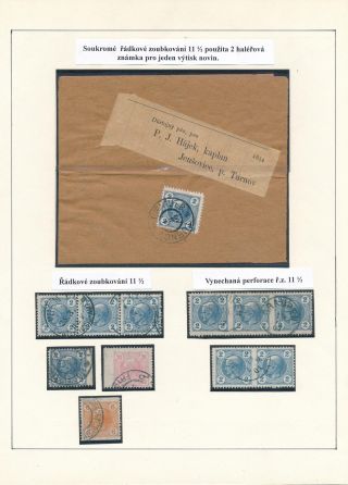 ÖSTERREICH: ZEITUNGSMARKEN 1899-1916 – Blatt 9