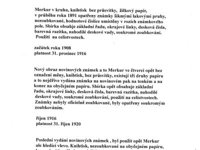 RAKOUSKO: NOVINOVÉ ZNÁMKY 1899-1916