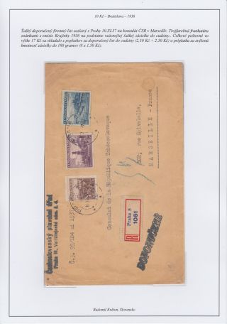 CZECHOSLOVAKIA 1918-39: 10 K BRATISLAVA – sheet 5