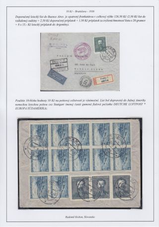 CZECHOSLOVAKIA 1918-39: 10 K BRATISLAVA – sheet 6