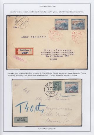 CZECHOSLOVAKIA 1918-39: 10 K BRATISLAVA – sheet 9