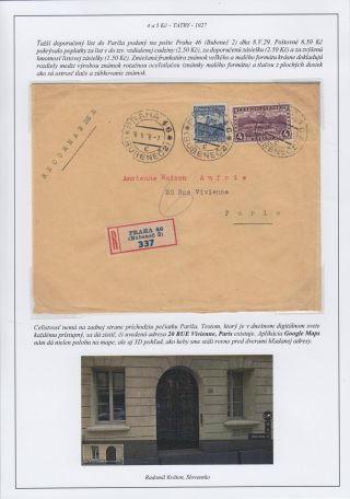 TSCHECHOSLOWAKEI 1918-39: 4 und 5 K HOHE TATRA – Blatt 7