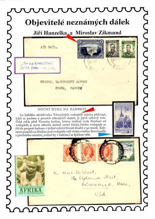 CENTURY OF TRAVELERS HANZELKA AND ZIKMUND - DISCOVERERS OF UNKNOWN TERRITORIES – sheet 13