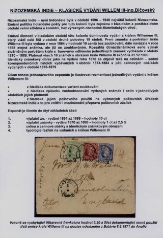 NIEDERLÄNDISCH-INDIEN: AUSGABE WILLEM III. – Blatt 1