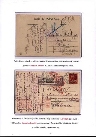 CZECHOSLOVAK LEGIONS FROM FRANCE – sheet 4