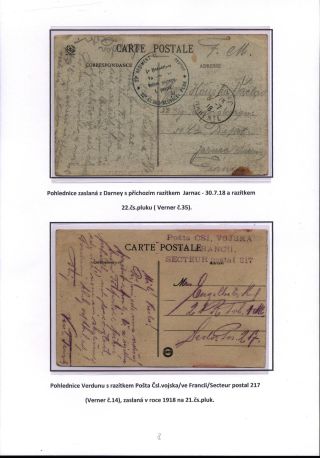 CZECHOSLOVAK LEGIONS FROM FRANCE – sheet 8
