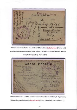 CZECHOSLOVAK LEGIONS FROM FRANCE – sheet 10