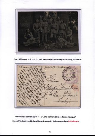 CZECHOSLOVAK LEGIONS FROM FRANCE – sheet 13
