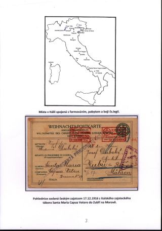 CZECHOSLOVAK LEGIONS IN ITALY – sheet 3