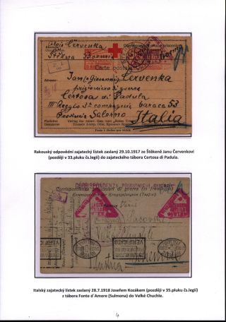 CZECHOSLOVAK LEGIONS IN ITALY – sheet 4