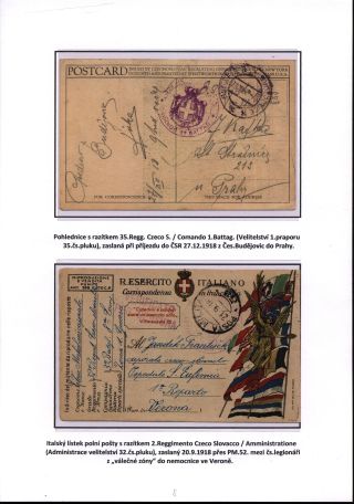 CZECHOSLOVAK LEGIONS IN ITALY – sheet 8