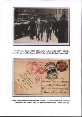CZECHOSLOVAK LEGIONS IN ITALY – sheet 9