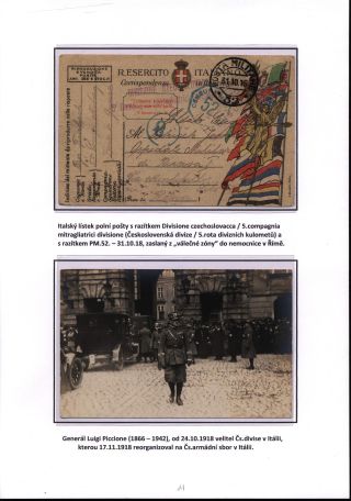 CZECHOSLOVAK LEGIONS IN ITALY – sheet 11