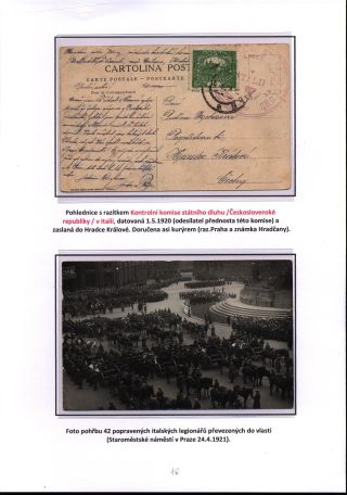 CZECHOSLOVAK LEGIONS IN ITALY – sheet 16