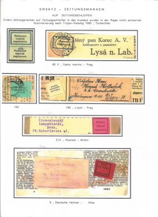 CZECHOSLOVAK FIRST STAMPS ISSUES 1918-1920 – sheet 12