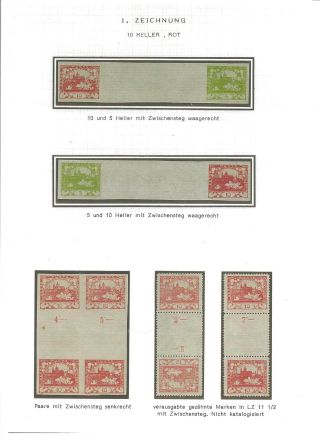 CZECHOSLOVAK FIRST STAMPS ISSUES 1918-1920 – sheet 15