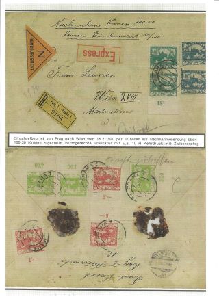 CZECHOSLOVAK FIRST STAMPS ISSUES 1918-1920 – sheet 16