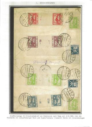 ČESKOSLOVENSKO - ZNÁMKOVÁ VYDÁNÍ 1918-1920 – list 20