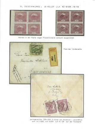 ČESKOSLOVENSKO - ZNÁMKOVÁ VYDÁNÍ 1918-1920 – list 42