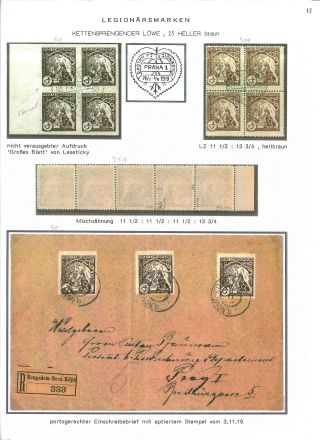 ČESKOSLOVENSKO - ZNÁMKOVÁ VYDÁNÍ 1918-1920 – list 47