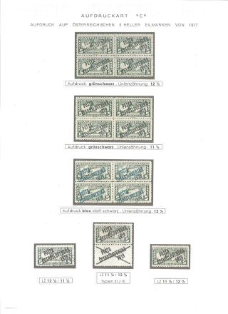 CZECHOSLOVAK FIRST STAMPS ISSUES 1918-1920 – sheet 60